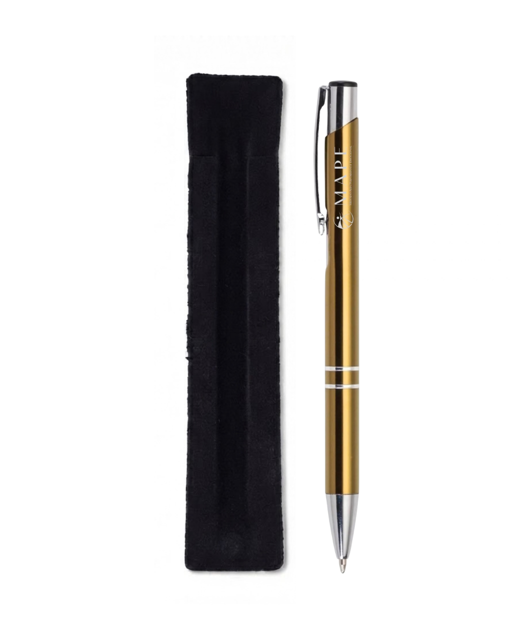 Caneta Premium Metálica Mape Brasil - Dourada