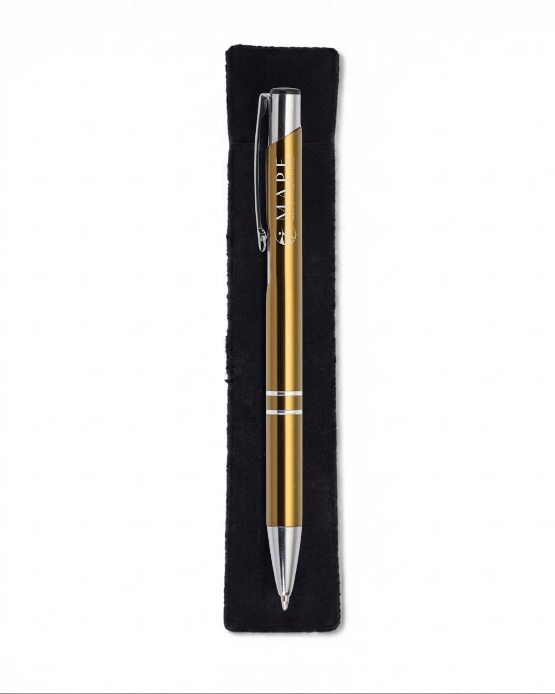 Caneta Premium Metálica Mape Brasil - Dourada