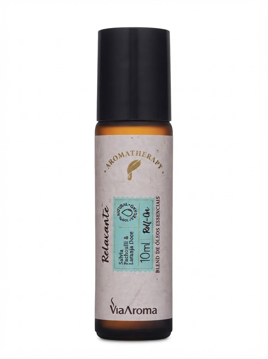 Blend De Óleo Essencial Relaxante Roll-on Via Aroma 10 Ml