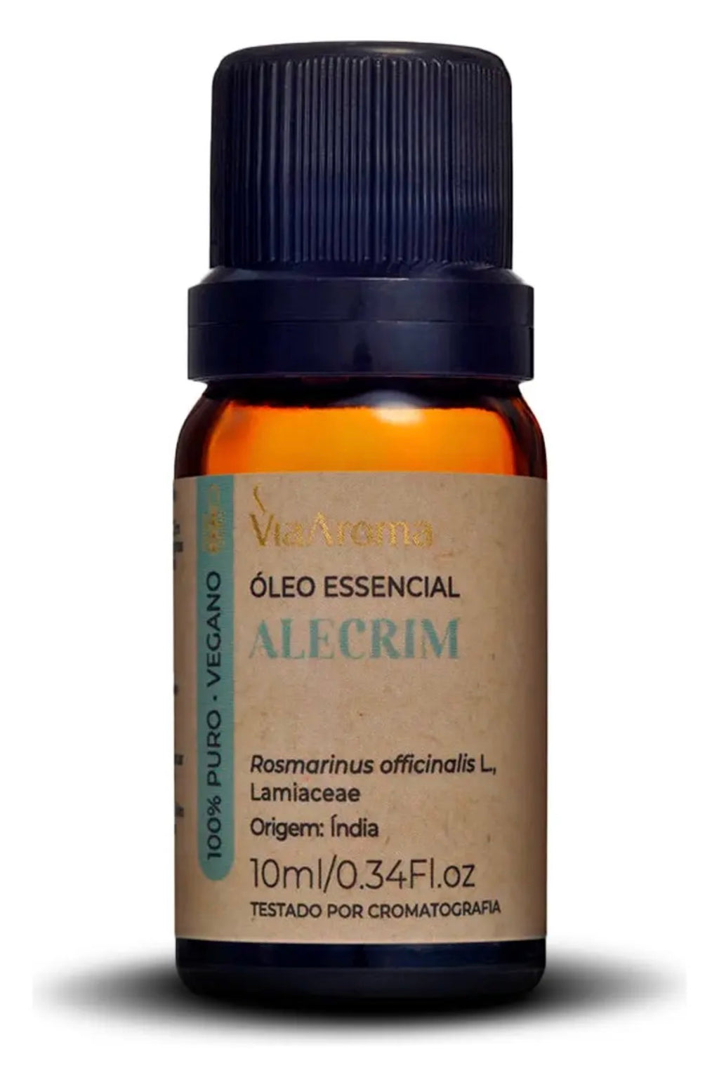 Óleo Essencial Alecrim Via Aroma 10ml 100% Puro