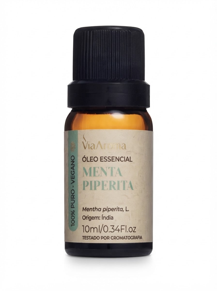 Óleo Essencial De Menta Piperita Via Aroma 100% Natural Puro